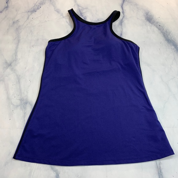 Fabletics Ultraviolet Purple Black Neve Tank Top - Picture 3 of 8